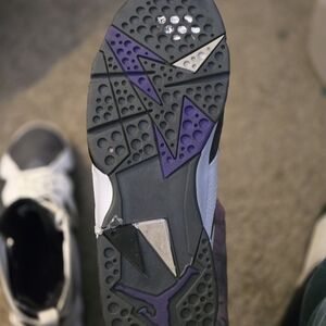 Purple and Black Athletic Shoes
